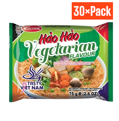 HaoHao Instant Nudeln Vegetarisch 30×75g