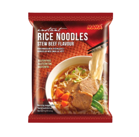 Braised beef flavor instant rice noodles 55g