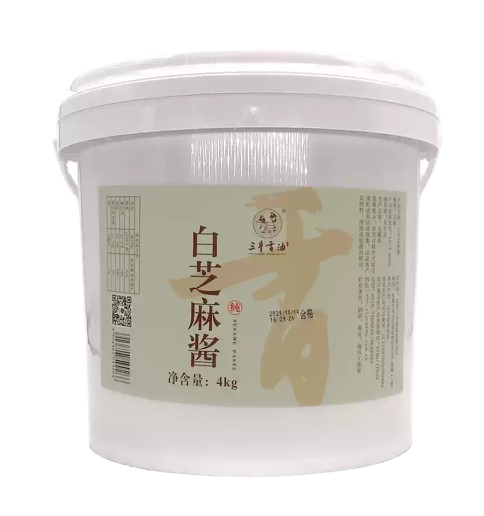 餐厅预订商品*整箱桶装白芝麻酱 2×4Kg