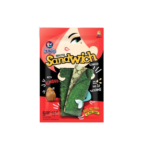 Almond/Sesame Sandwich Seaweed Crisp 15g