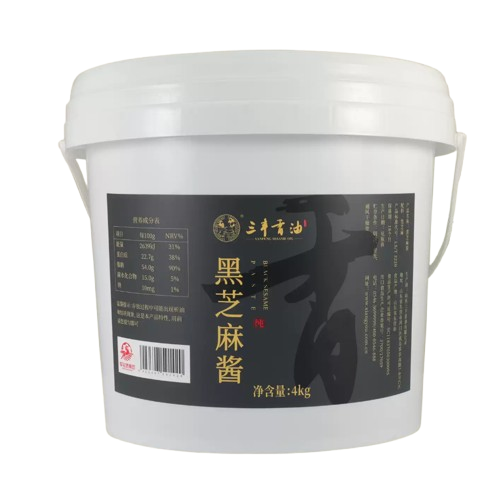 餐厅预订商品*整箱桶装黑芝麻酱 2×4Kg