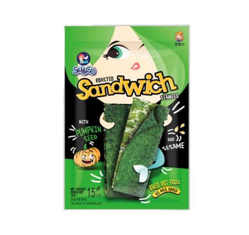 umpkin/Sesame Sandwich Seaweed Crisp 15g