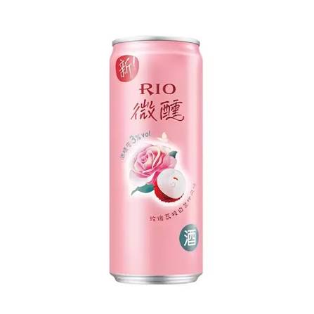 玫瑰荔枝白兰地味鸡尾酒 3%vol. 330ml