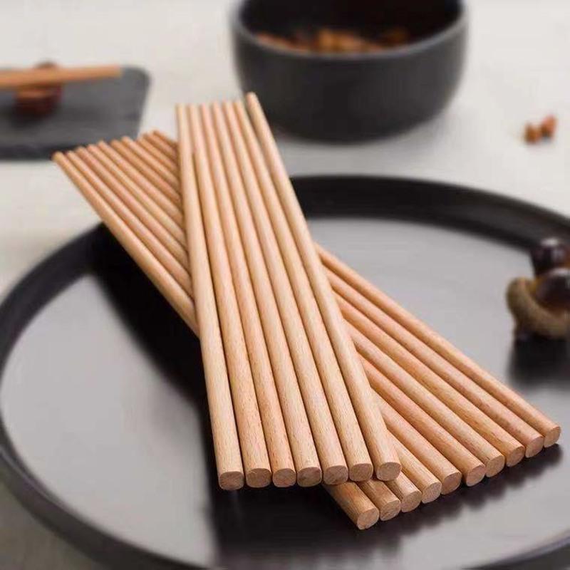 10 pairs of carved rosewood chopsticks
