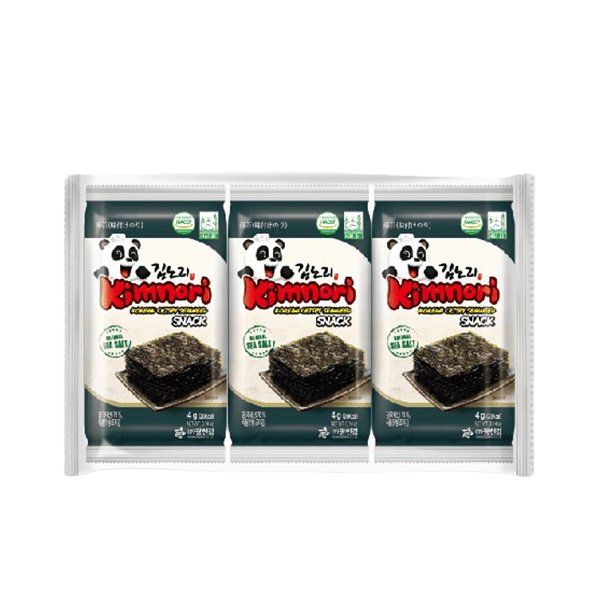 Korean original seaweed 3 packs 3x4g