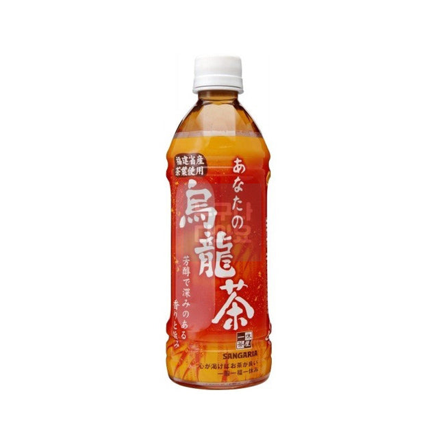 日本sangaria无糖乌龙茶 500mL