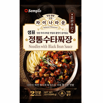 韩国手打炸酱面 640g