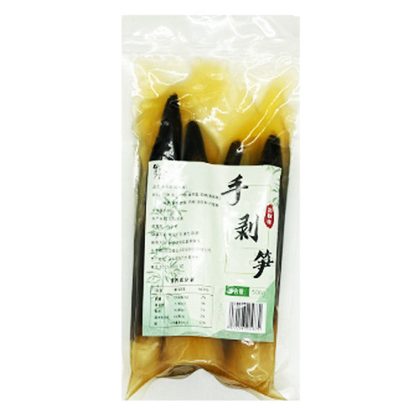 Handgeschälte Bambussprossen mit eingelegtem Pfeffergeschmack, 500 g