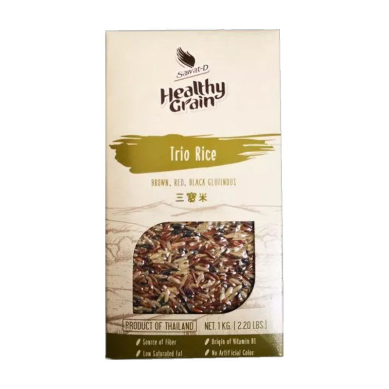 Three-color rice (brown rice, red rice, black rice) 1kg