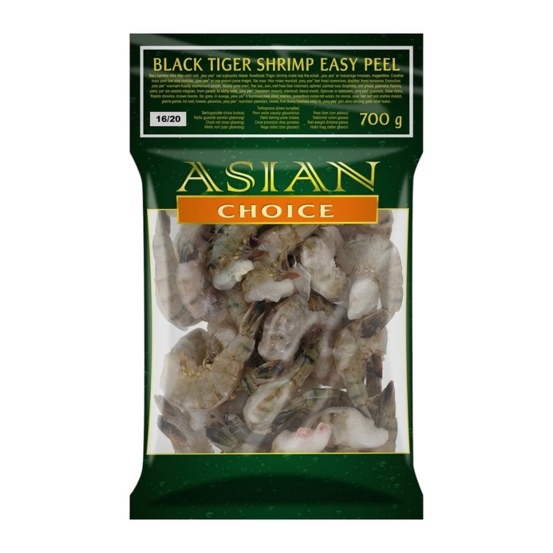 冰冻食品16/20无头黑虎大虾仁 700g