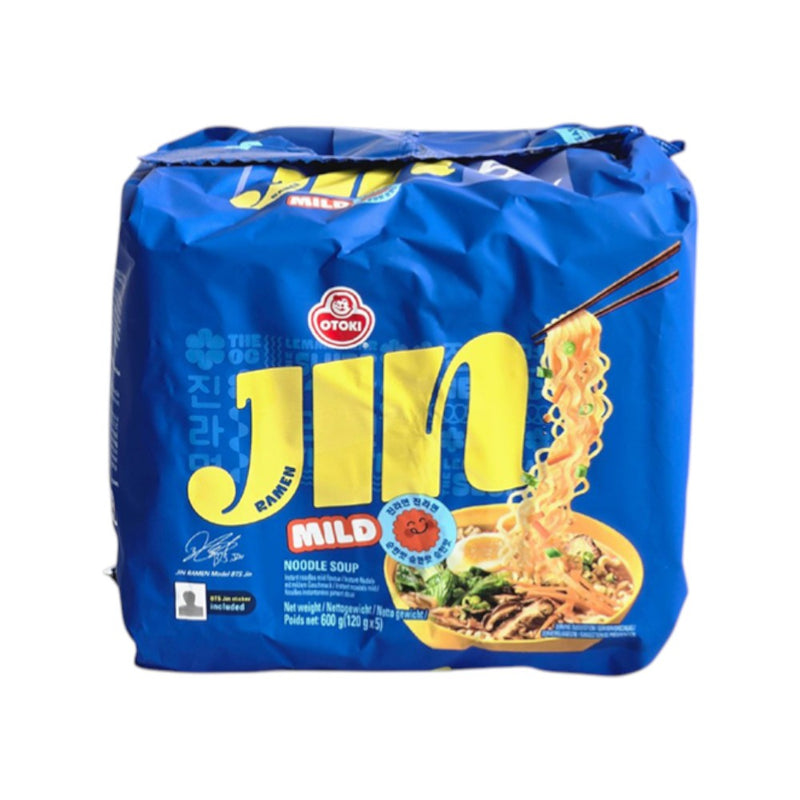 Jin Ramen Mild Spicy Flavor 5 x 120g