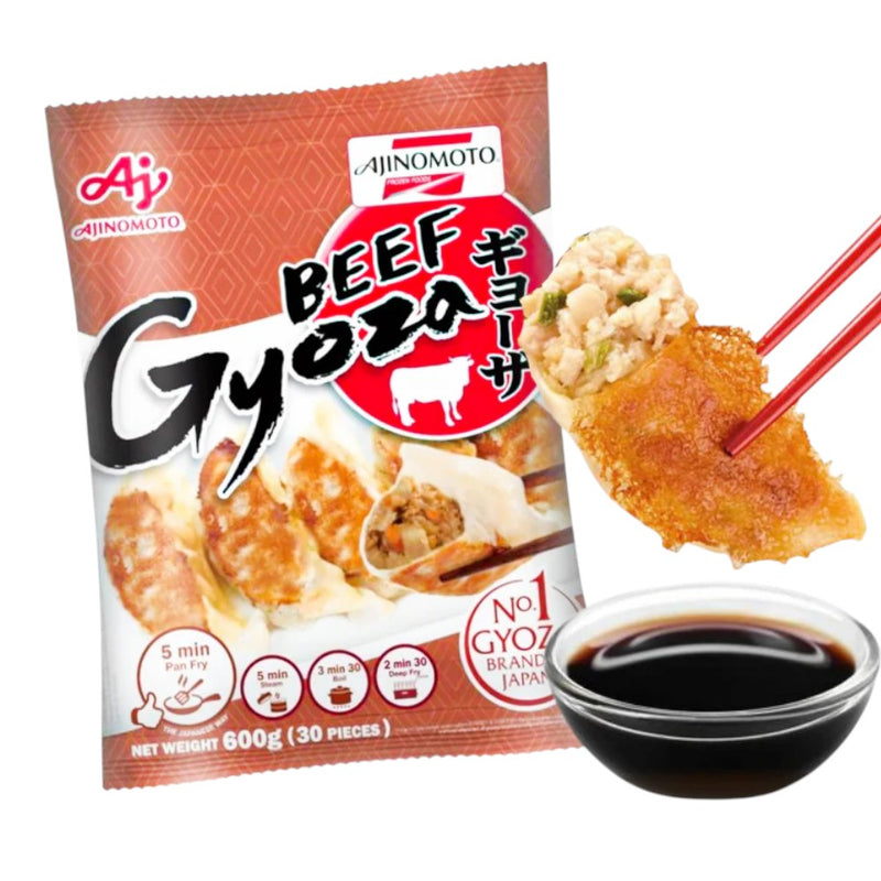 冰冻食品日式牛肉煎饺 600g