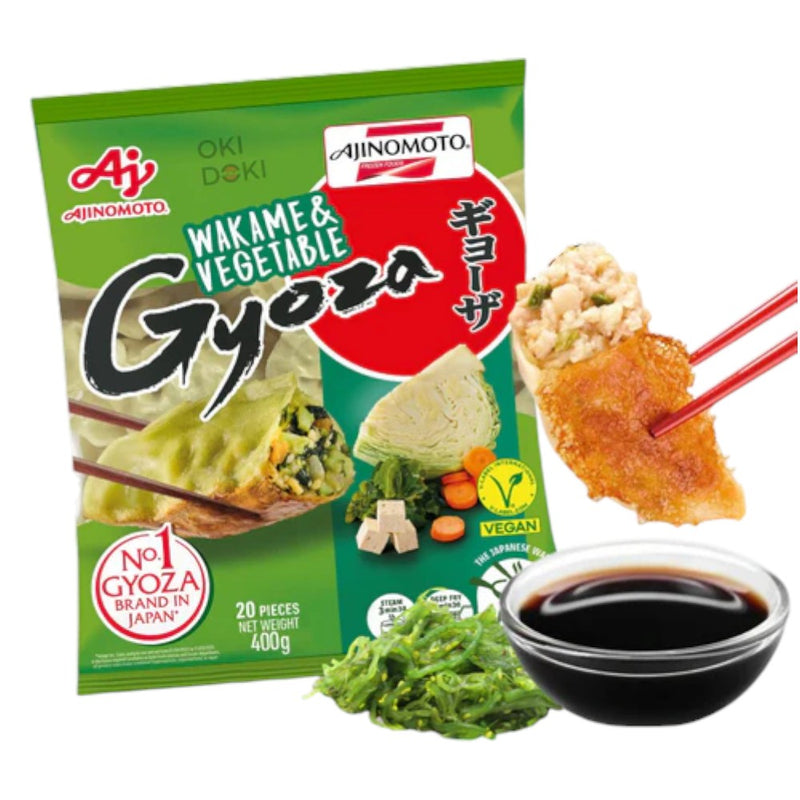 冰冻食品日式裙带菜和蔬菜煎饺 400g