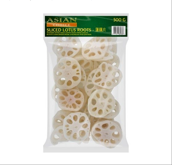 Fresh boiled lotus root slices 500g