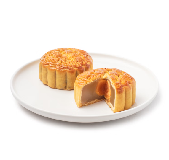 Egg Yolk Pure White Lotus Seed Paste Mooncake 60g