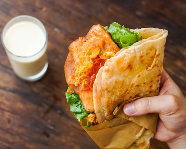 Chinese Scallion Pancake 5 Pieces(Frozen) 450g