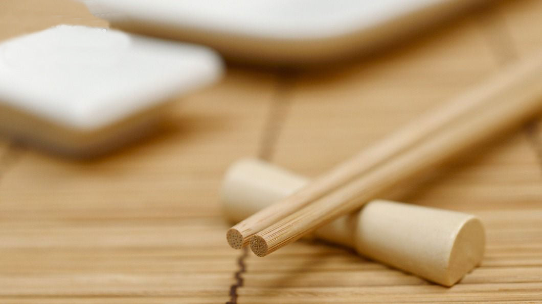 White bamboo chopsticks 10 pairs