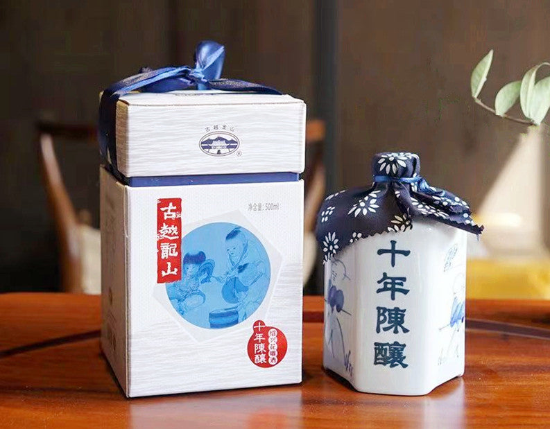 10年陈酿绍兴花雕酒/黄酒15%Alc/500mL