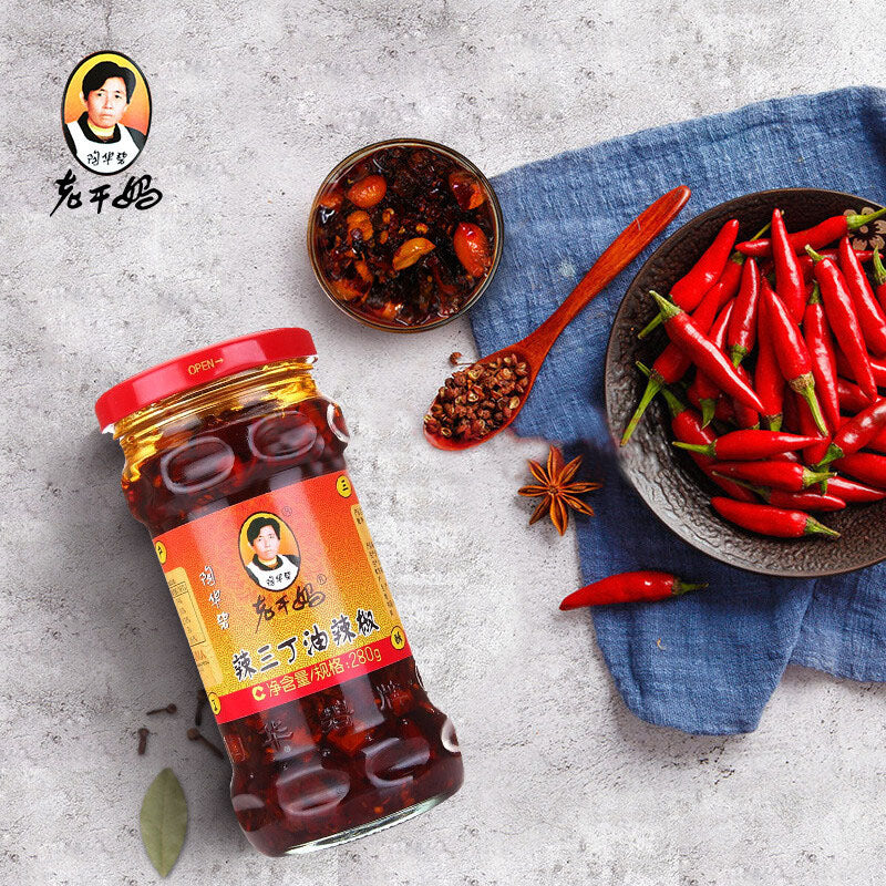 辣三丁油辣椒 280g