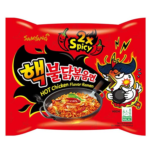 2x Spicy Korea Fried Noodles 140g