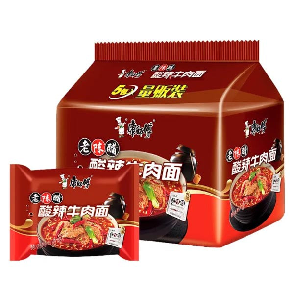 Mature Vinegar Spicy Beef Noodles 5pack 555g