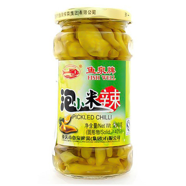 Pickled chilis 260g