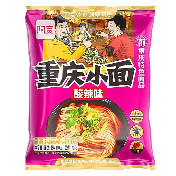 Slightly spicy Inst. Chongqing noodle 110g