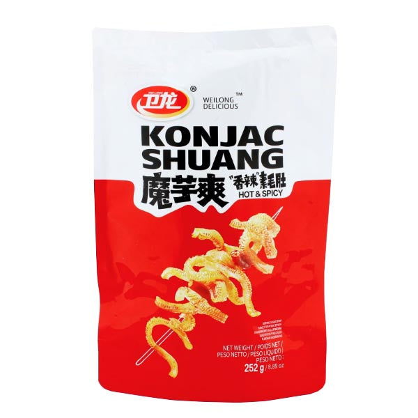 Scharfe Seitan Konjac Sticks 252g