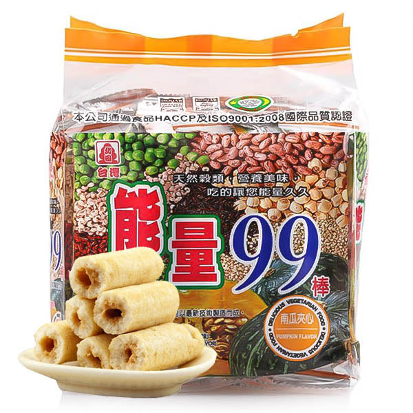 台湾南瓜夹心味99能量棒 180g
