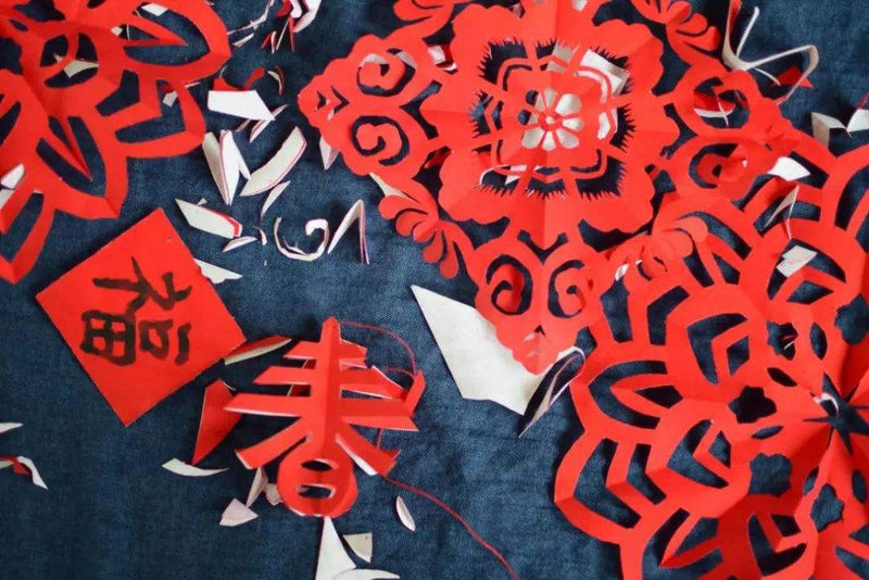 对联窗花福字大红纸  80X180cm