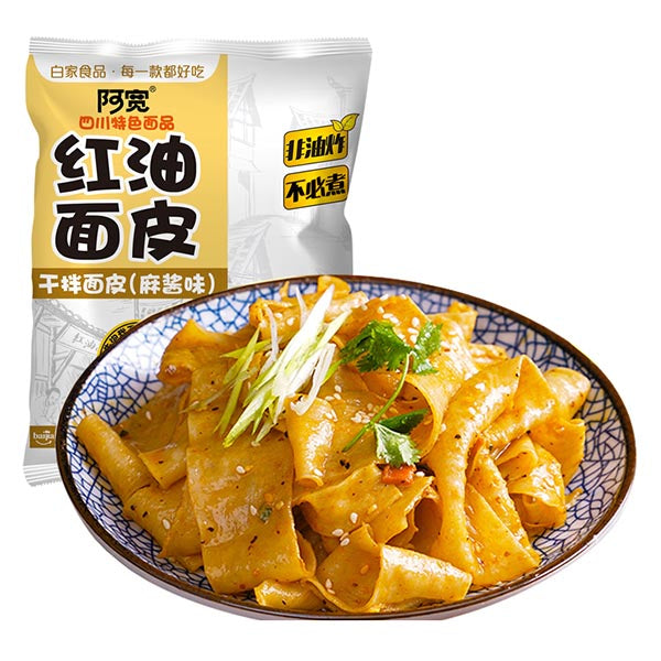 Inst. broad noodle w. sesame paste 120g
