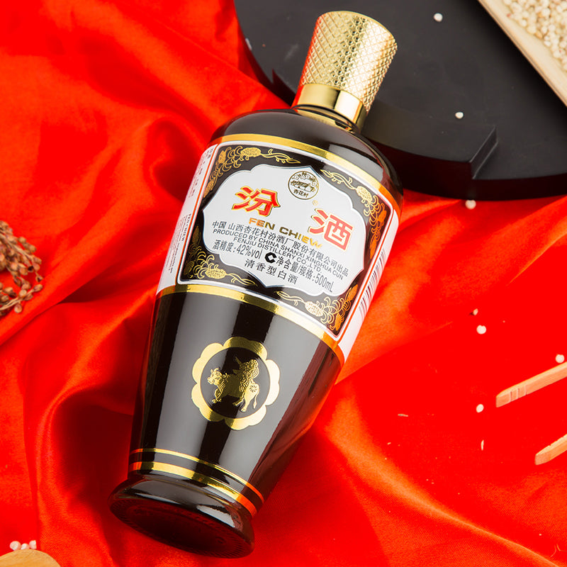 清香型白酒棕瓷瓶汾酒 42%Alc/500mL