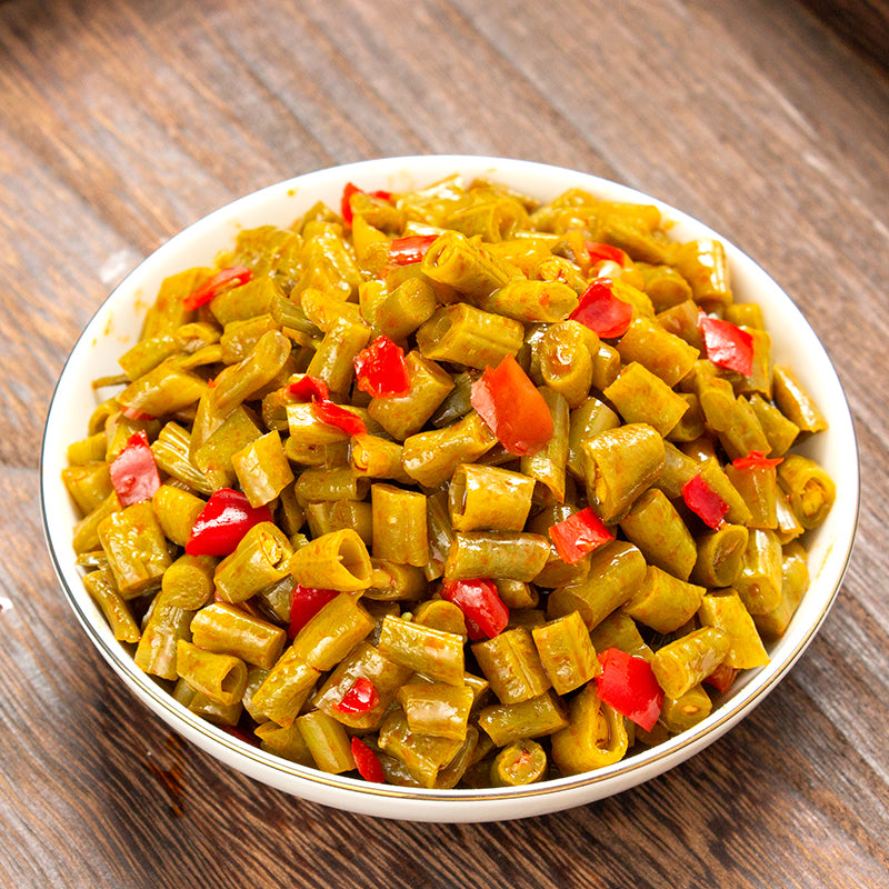 Spicy pickled cow beans 220g