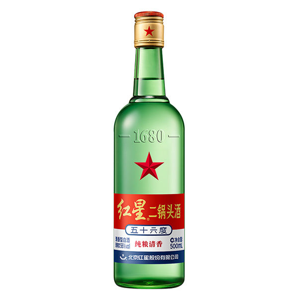 二锅头清香型白酒 56%Acl/500mL - Asienmarkt
