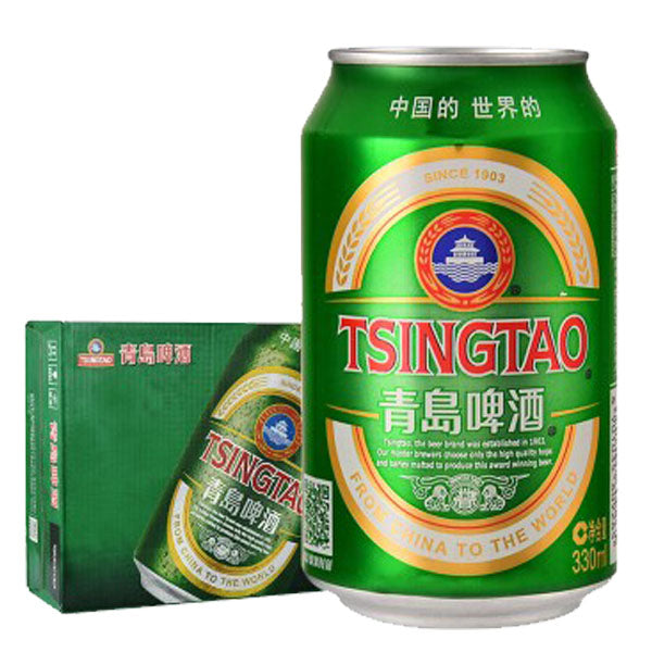 Tsingtao Beer canned FCL 24 cans 24X330mL