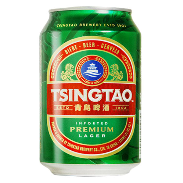 青岛啤酒听装（一箱请拍24瓶）4.7%Alc 330mL