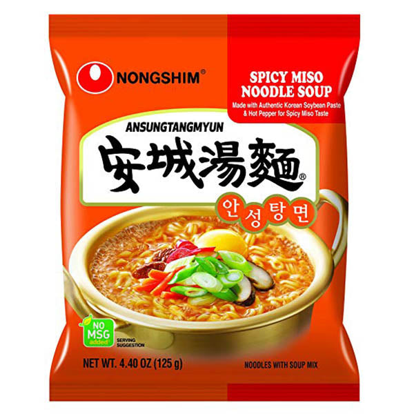 Kor. inst. spicy miso noodles 125g