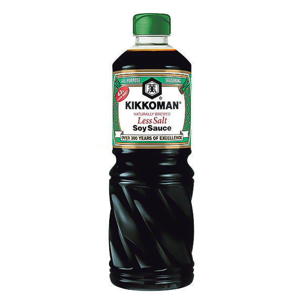 Kikkoman low salt soy sauce 1L