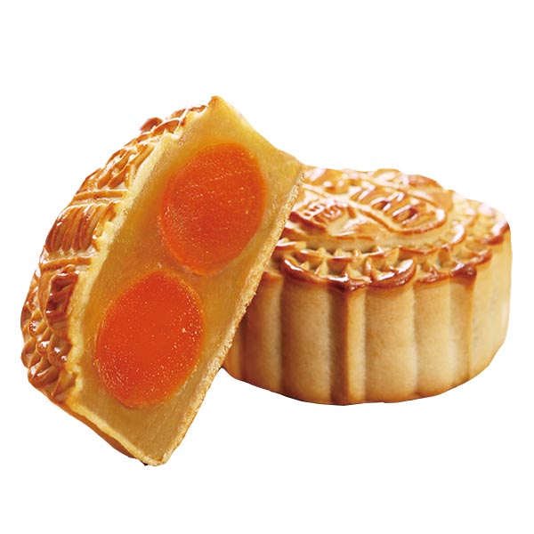 中秋月饼-正品双黄白莲蓉月饼 187.5g