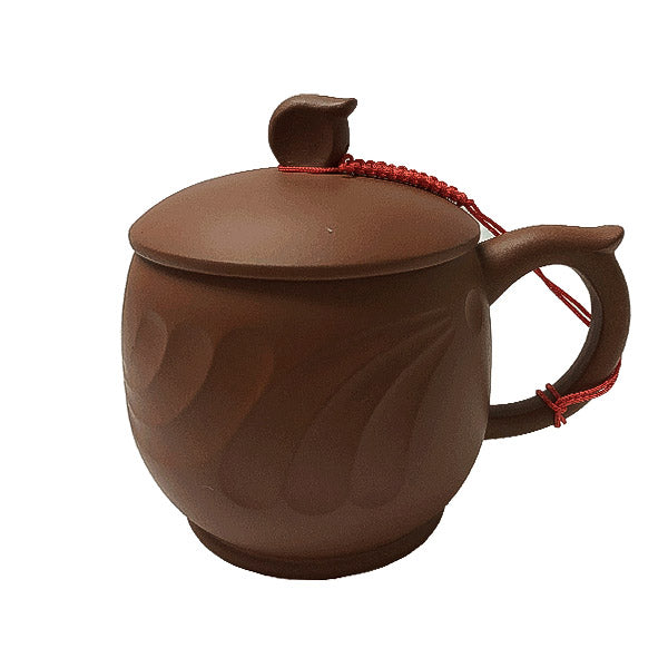 Handgemachte Yixing Teetasse aus Ton (div. Muster) 400ml
