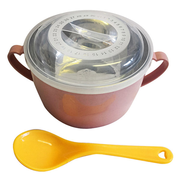 优质双层隔热不锈钢泡面杯 直径15.3cm