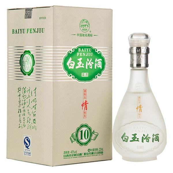 清香型白酒白玉汾酒 40%Alc/500mL