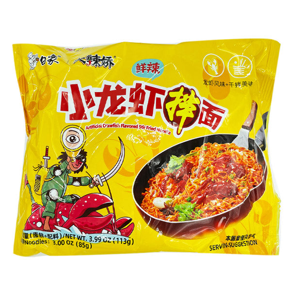 Inst fried noodle crayfish flav. 113g