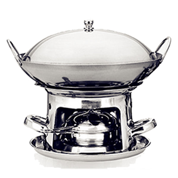 Stainless Steel Alcohol Stove Hot Pot ⌀21cm