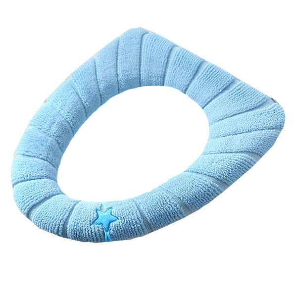 3 colors available - knitted universal toilet seat cover