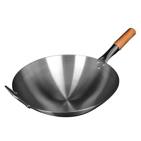 无磁圆底铁锅/炒菜锅 38cm