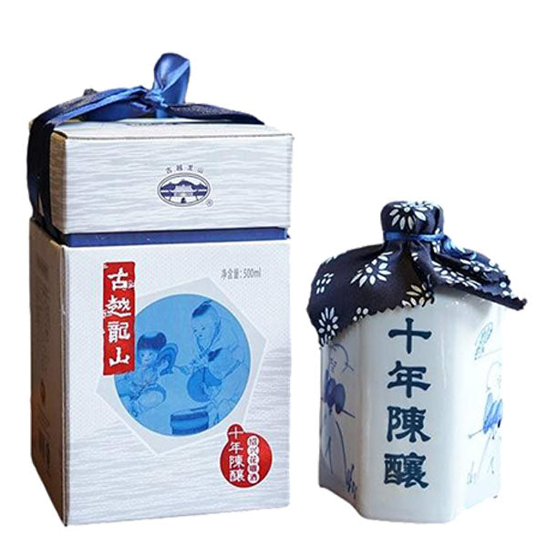 10年陈酿绍兴花雕酒/黄酒15%Alc/500mL