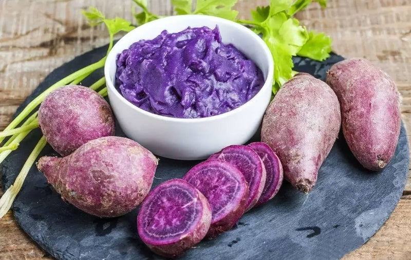 新鲜冷藏紫皮紫心番薯/紫薯 ca.1kg