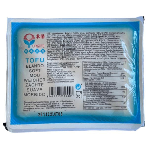 Fresh Chinese Smooth Soft Tofu 450g