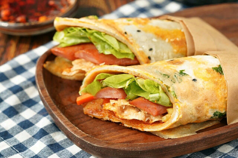 冰冻食品台湾产葱油饼5张 600g